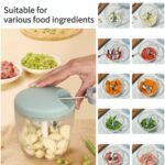 Manual Food Chopper Vegetable Chopper Garlic Chopper