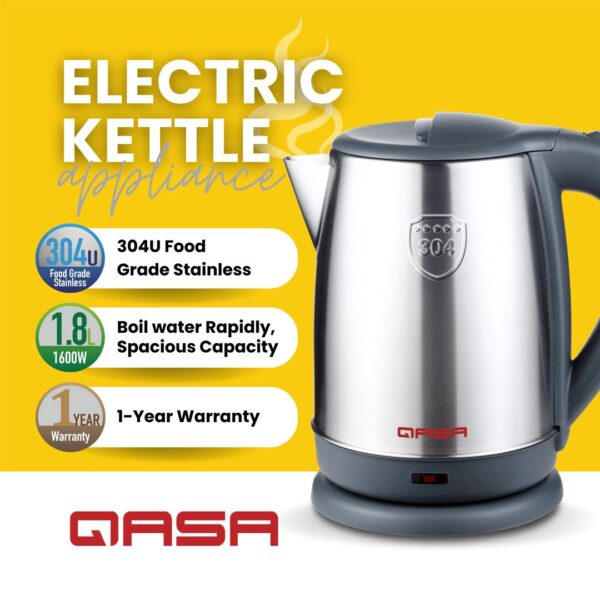 Qasa Electric kettle 1.8L