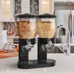Plastic Cereal Dispenser Bottle Food Storage Containers Multigrains Storage Cans For Nuts Candy Granola Kitchen Storage