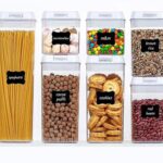 7PC Air Tight Cereal Containers Food Storage And Organizer