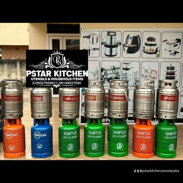 12.5kg Stainless Gas Cylinder
