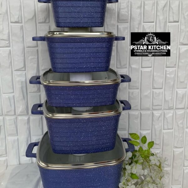JIO 5pcs Nonstick Cookware Set