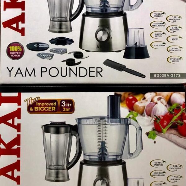 Akai Heavy-duty Electric Food Processor/Yam Pounder