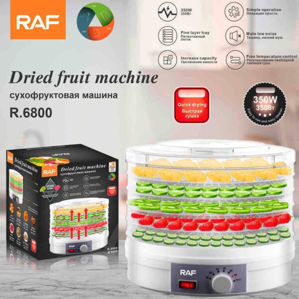 Raf 5Layer Electric Food Dehydrator/Fruit Veggies/Dryer Machine