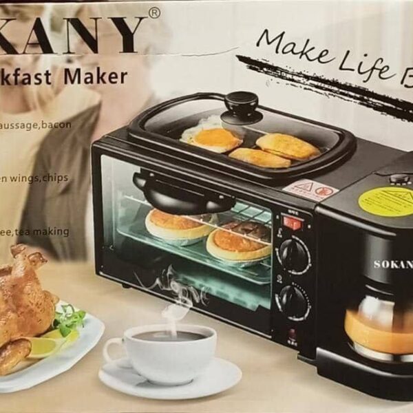 Sokany 3 IN 1 Breakfast Maker