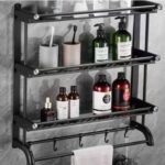 Wall Mounted 3 Layer Rack/Towel Hanger