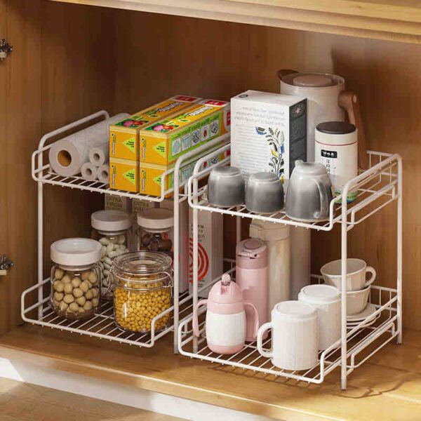 2 Tier Multifunctional Countertop Organizer