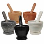 2 in 1 Mortar and Pestle Set Double Sided, 2 Cup-Capacity. - Image 2