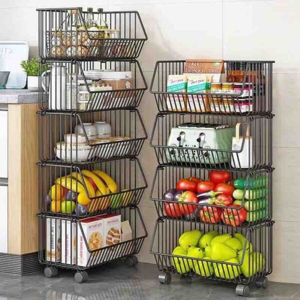Beautiful  Collapsible Storage Organizer Trolley/Rack