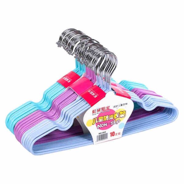 Non Slip Grooves Stainless Steel Hangers