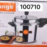 Orange 10lit Pressure Cooker/Pot.