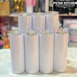 590ml Insulated Stainless Steel Thermal Mug With Glass Lid