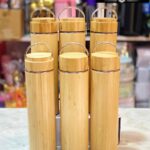 500ml Creative Bamboo Cup Stainless Steel Insulated Water Flask