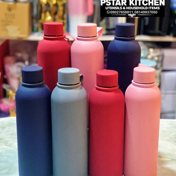 Silicon Body Thermos Water Bottle/Flask