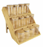 3-Tier Bamboo Spice Rack - Image 2