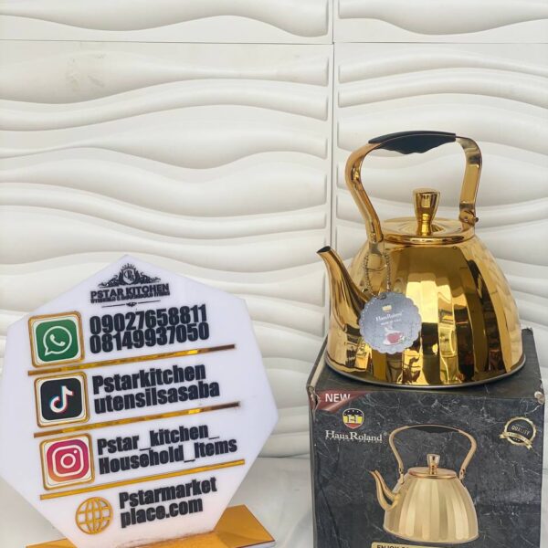 HausRoland 3L Stainless Stove Top Kettle