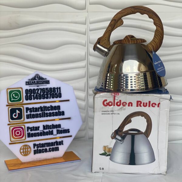 3Ltr Stainless Steel Stove Top Kettle