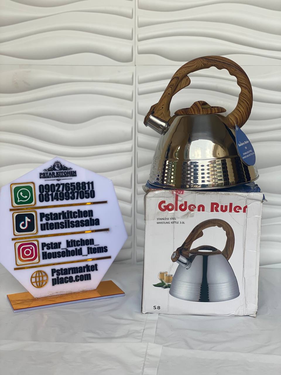 photo_2025-12-09_14-44-32 3Ltr Stainless Steel Stove Top Kettle - Image 1