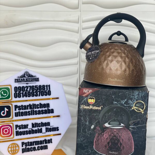 HausRoland 3L Granite Stove Top Kettle