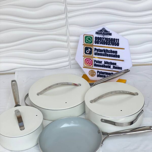 4pcs Ceramic Coated Cookware Set