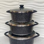 3piece JIO Original Granite Cookware set