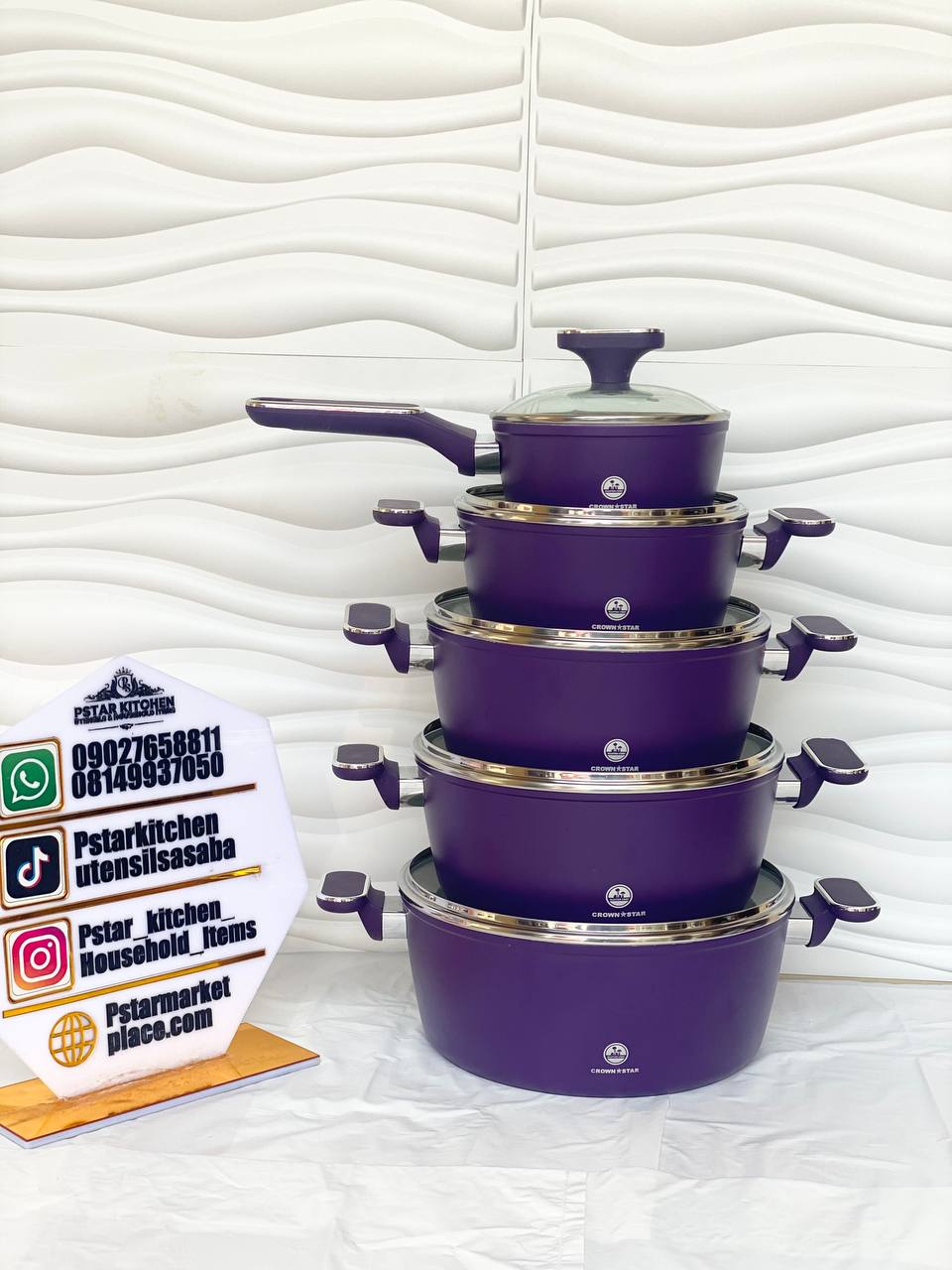 photo_2026-01-10_17-41-15 5piece Crown Star Cookware Set - Image 1