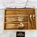 Wooden Cutlery Organizer