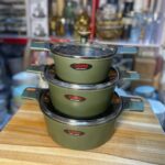 3pcs DZIRE Cookware Set (DZ-5118)