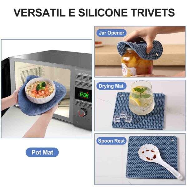 Silicon Trivet Mat Pot Rest