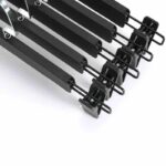 2pcs  Skirts And Trousers Hangers With Adjustable Clips - Image 2