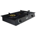 Akai Glass Tabletop 2-burner(1 infra-red and 1 iron burner)Gas Cooker - Image 2