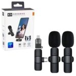 k9 2in1 dual wireless microphone (iphone and type c andriod port)