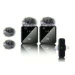 f15-2 wireless 2in1 microphone with iPhone and android type c port - Image 2